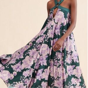 geisha designs off-the-shoulder floral appliqu dress Geisha Designs Floral Appliqu Dress